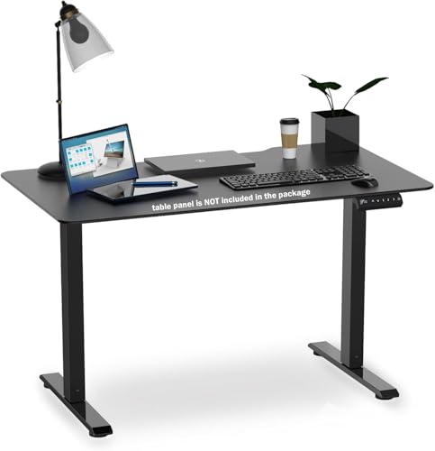 Mesa com Regulagem de Altura de e Botões de Memória,Mesa Ajustavel Compatível com Tampos de mesa de