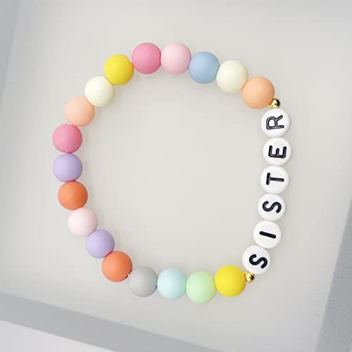 Image of Sister's Big Bracelet Gift, Little Girls' Sister Jewelry