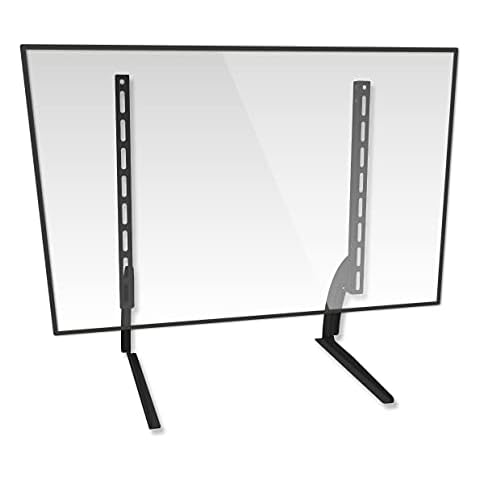 TTAP Universal Height Adjustable Table Top Pedestal TV Stand Metal Legs / TV Feet / Suitable for TV’s Ranging From 20”- 70” / Supports up to 40 Kgs Cover