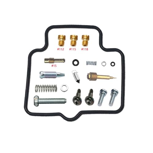 Kit de reparación de carburador para RV125 VanVan (2003-2007) con chiclé #95 y piloto #15