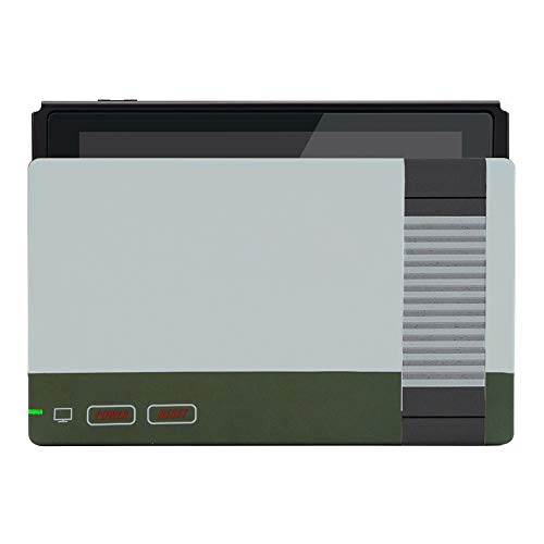 Extremerate Custom Soft Touch Grip Faceplate For Nintendo Switch Dock, Classics Nes Style Patterned Diy Replacement Housing Shell For Nintendo Switch Dock - Dock Not Included #TOP7