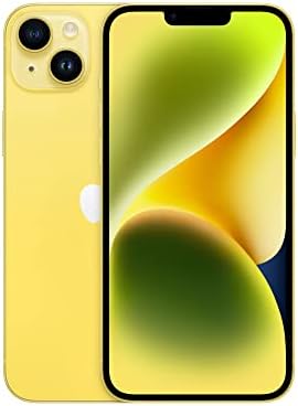 Apple iPhone 14 Plus, 128 GB, Yellow (Renewed)
