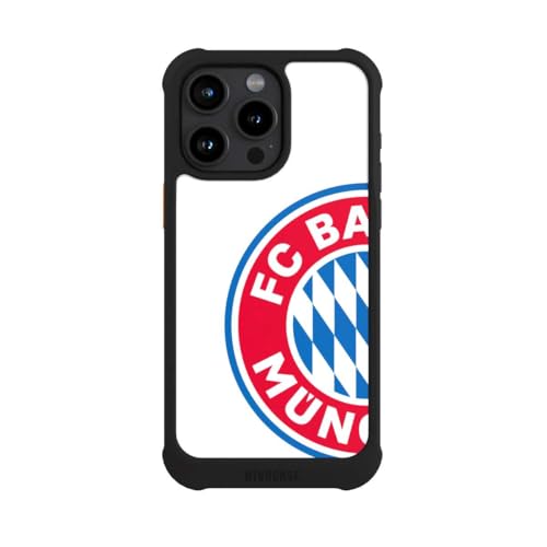 Coque iPhone 15 Pro Max MagSafe NIVOmax noire idéale au stade pour supporter le FCB