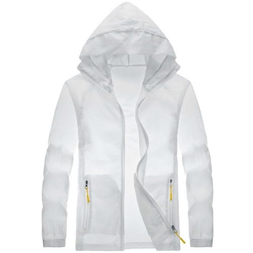 Veste coupe-vent pour femme blanche contre le froid et les courants d'air XL