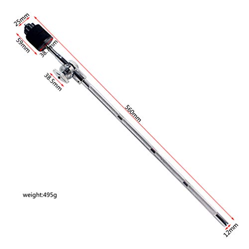 SUPVOX abrazadera de soporte para montaje de platillo largo con brazo de platillo y soporte para bombo para instrumentos de percusión - Plata (WC52) miniatura 2