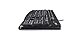 Logitech K120 Kabelgebundene Business Tastatur für Windows und Linux, USB-Anschluss, Leises Tippen, Robust, Spritzwassergeschützt, Tastaturaufsteller, UK QWERTY-Layout - Schwarz