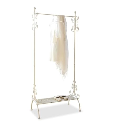 Jeanne d´Arc Living garderob klädställ ställ stativ garderob Shabby 165 cm