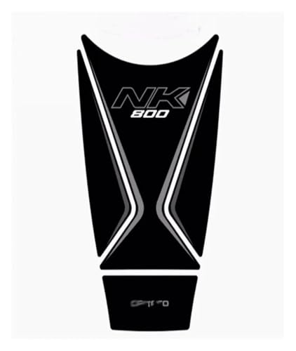 Protection réservoir moto en os de poisson noir autocollant de modification pour 800NK NK800