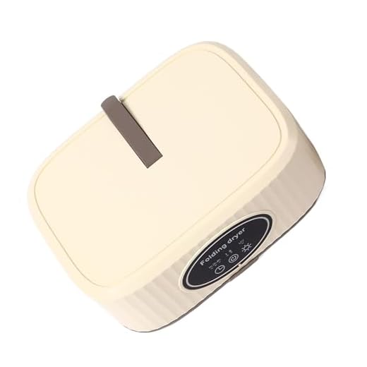Secador de Roupas Portátil, Mini Secador de Roupas 220V Com Tomada UE para Camping (Bege)