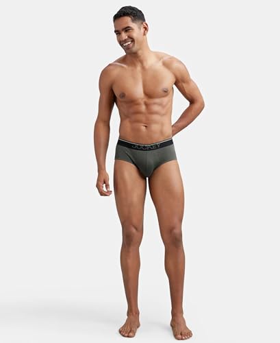 Image of Jockey 8037 Men Super Combed Cotton Solid Brief with Ultrasoft Waistband (Pack of 2)