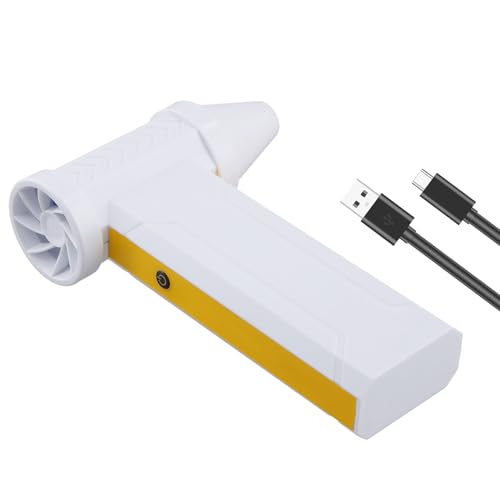 Mcclellanty Ventilador de Chorro Turbo Mini de 160 000 RPM, 60 M/S, 10 000 MAH, Motor Sin Escobillas de Mano, Ventilador Industrial para Conductos