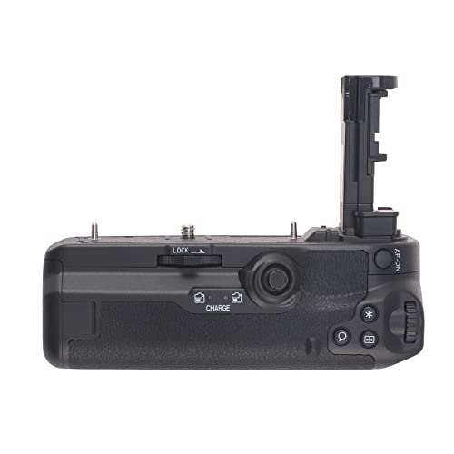 FocusFoto Vertical Battery Grip Holder Multi Power Pack for Canon EOS R6 Mark II, R6II, R5 R6 R5C Mirrorless Camera Replacement for BG-R10, Support up to Two LP-E6/LP-E6N/LP-E6NH Batteries by FocusFoto - Used condition - US$78.19