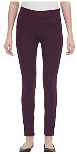 DKNY Ladies Pull-on Ponte Pant - Large Sizes - Black Gray Purple