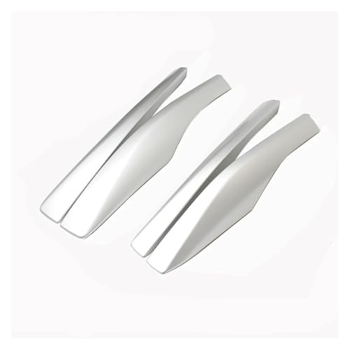 4 Piezas Cubierta para BACA Techo 63493-48050 Barra Techo Plateada Carcasa Extremo Riel Reemplazo para Lexus 10-15 RX350/450h portaequipajes