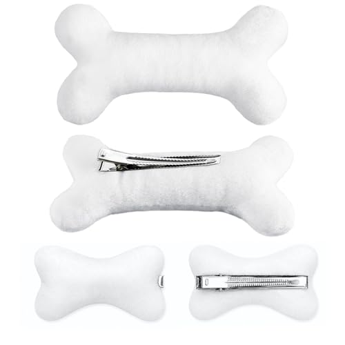 Pinzas para cabello hueso de perro SIOTMERA 4 piezas miniatura 1