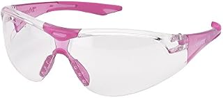 Elvex WELSG18CSLPINK Avion, One Size, Clear Lens/Slim Fit Pink Temple