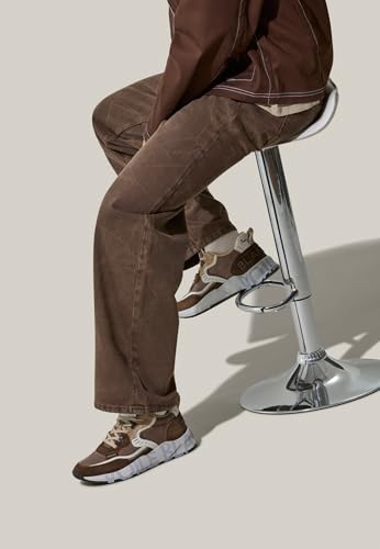 Voile Blanche Para Hombre. 2017465 Zapatillas De Piel Club01 MarróN (42), Plano, 1 A 3Cm, Cordones, Casual - 2