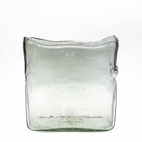 Dutz Vase Glas rechteckig - klar, Höhe 25 cm, Breite 25x8 cm