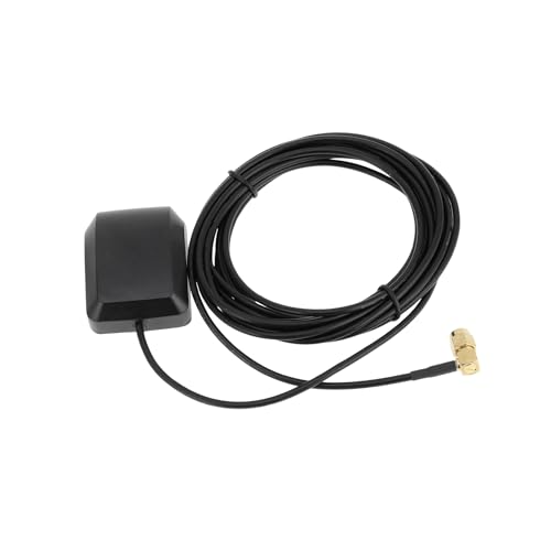 A ABSOPRO 1 Pc Antena De Señal Oculta Universal para Parabrisas De Coche Camión Radio De Coche Montaje En Parabrisas Negro Reemplazo de artículo