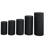 Cache cylindre élégant pour différentes occasions   5 tailles   Noir