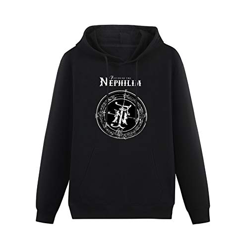 BERRAHI Fields of The Nephilim Logo Fotn Hoodies Pullover Long Sleeve Sweatshirts Black L