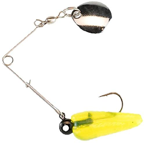 Johnson Beetle Spin Nickel Blade, Fluorescent Chartreuse, 1-Inch