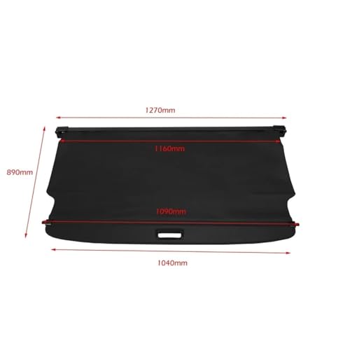Cache-bagages rétractable Ford Bronco souple protégeant votre coffre des regards - 3