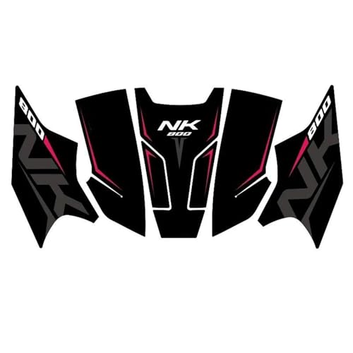 Kit d'autocollants de réservoir CFMOTO 800NK grip latéral antidérapant noir X-1