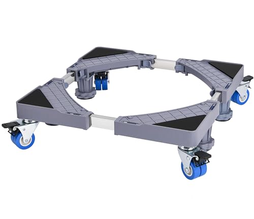 YOOGAA Mini Fridge Stand Adjustable Furniture Mover Mobile Roller Base for Washing Machine