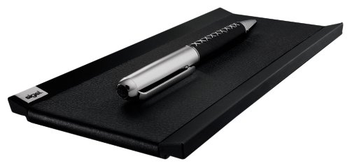 Preisvergleich Produktbild SIGEL SA504 Stifteschale Cintano, Echtleder, schwarz