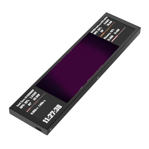 Schermo secondario da 9,25 pollici per osservazione dell'esecuzione del PC con schermo dettagliato e più applicazioni funzionali, schermo lungo del club