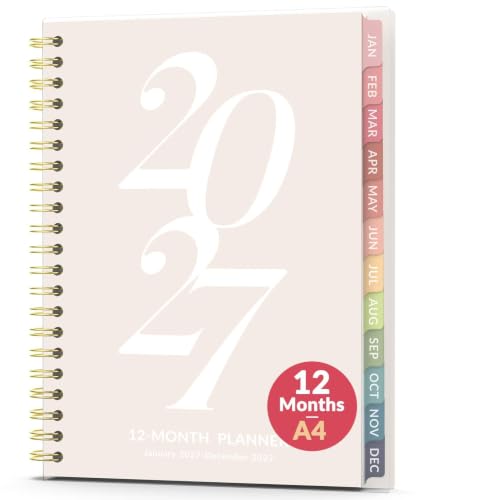 Forvencer 2027 Planner, Weekly and Monthly Calendar, Jan - Dec 2027,8.5x11"