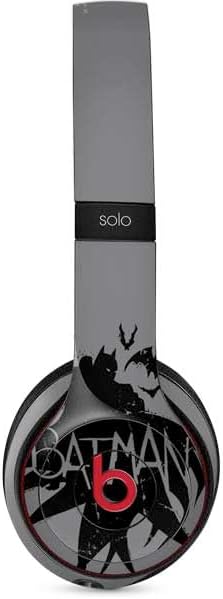 Skinit Decal Audio Skin Compatible with Beats Solo 3 Wireless - Officially Licensed DC Comics Batman Silhouette Art Design