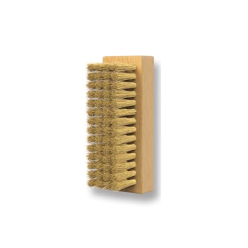 BALM Brush+Clean Brosse de nettoyage pour cuir, avec poils naturels, nettoie en douceur le cuir lisse, le cuir rugueux et le cuir synthétique (brosse en cuir)