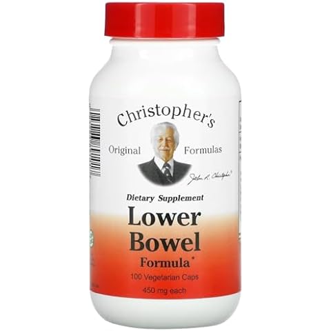 Christopher's Original Formulas Lower Bowel Cleanse Formula Capsules - Herbal Laxative Colon Cleanse and Gut Cleanse 100 ct. Cover