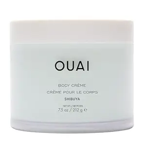OUAI Body Cream, Shibuya - Hydrating Whipped Body Cream with Cupuaçu Butter, Coconut Oil and Squalane - Softens Skin and Delivers Healthy-Looking Glow - Sulfate Free Skin Care (7.5 Oz)