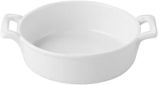 Cabilock 9 Ceramic Amphora Ceramic Cake pan Instant Noodle Ceramic Bowl Oven to Table Cookware Dessert Bowl Cookware Pans Roasting Lasagna Pan Kitchen Custard Ceramics Casserole White Baby