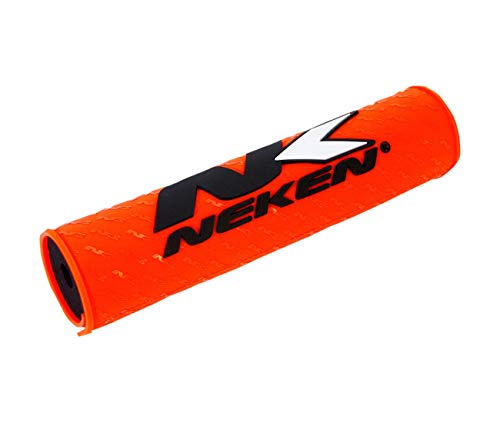 Mousse de guidon Neken 21 cm orange fluo de remplacement pour moto cross