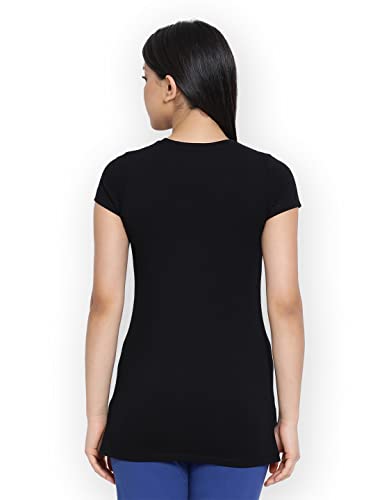 Image of Lyra Women's Cotton Regular Fit T-Shirt