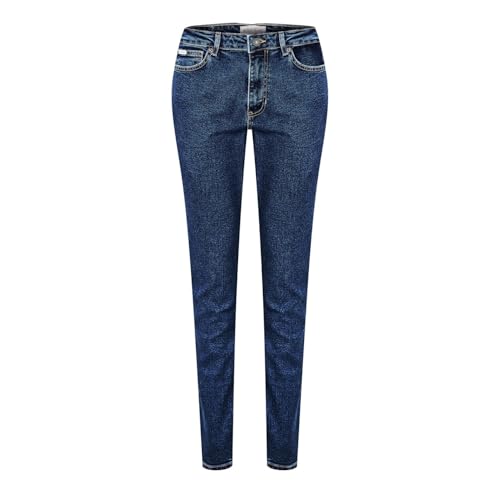 Jean Skinny Fit GUESS High Rise W4YA92D5CB2 pour femme denim bleu