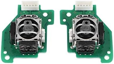 Gametown® Analog Stick Joystick With Pcb Board+3D Stick Caps+Connector Cables For Wii U Gamepad Controller Left Right Set #TOP2
