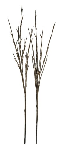 Hi-Line Gift LtdFloral Lights Lighted Willow Branch (set of 2 Branches) with 60 bulbs, 40 inches (Battery operated)