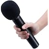 Mudder 10 Pack Microphone Covers Foam Microphone Windscreen Mic Covers Thick Handheld Stage Disposable Mic Pop Filter Suitable for Most Standard Black