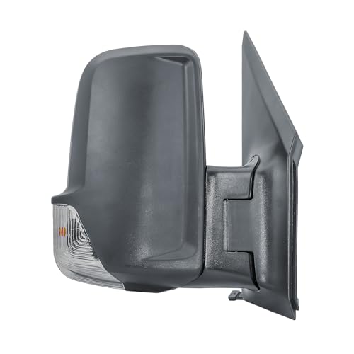 Espejo retrovisor derecho, lado del copiloto, manual, no calefactable, con intermitente para Mercedes Sprinter 906 VW Crafter 2006-2018