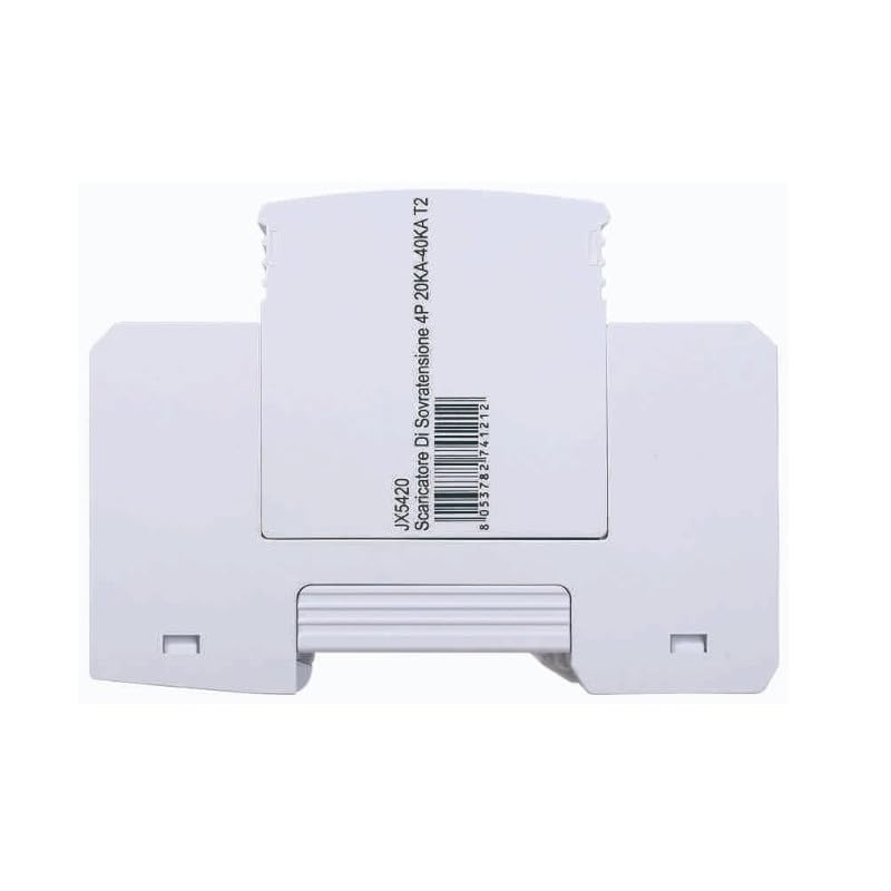 ETTROIT SCARICATORE LIMITATORE DI SOVRATENSIONE 2 MODULI TIPO T2 4P 20KA-40KA SPD A LIMITAZIONE PER BARRA DIN