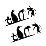 Sticker mural pingouin : détaillé et de facture, décoration murale