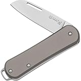 Multi-usage FOX VULPIS, manche en perle blasted titanium, longueur 110 mm - Fabriqué en It...
