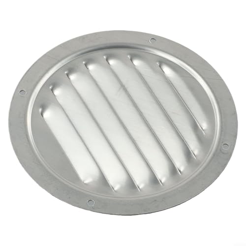 Gdfnmogo Copertura per griglia di ventilazione in acciaio inox 316 con protezione in rete, metallo ispessito, griglia di ventilazione per canali da 10,2 cm, design di fissaggio ad ardiglione (12,7 cm)