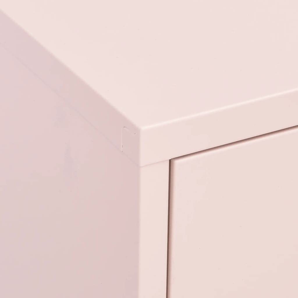 Armadietti Metallici Armadietti per spogliatoio Armadietto Rosa 80x35x101,5 cm in Acciaio Per impiegati casa ufficio scuola palestra