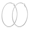 Aretes de aro grandes de 2.756 in para mujer, chapados en oro de 14 quilates/plata, hipoalergénicos, grandes aros para orejas sensibles, aretes colgantes ligeros y finos